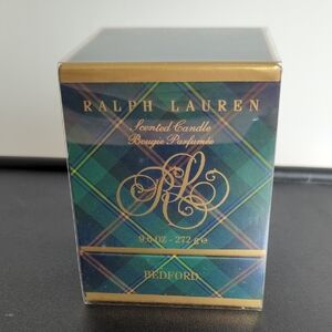Ralph Lauren Bedford Scented Candle - Green and Gold